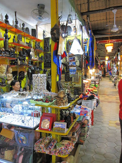 auf dem Markt in Siem Reap