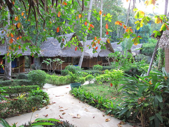 und in dieser Bungalowsiedlung habe ich gewohnt