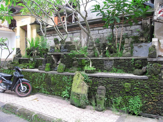 Strassenrand in Ubud