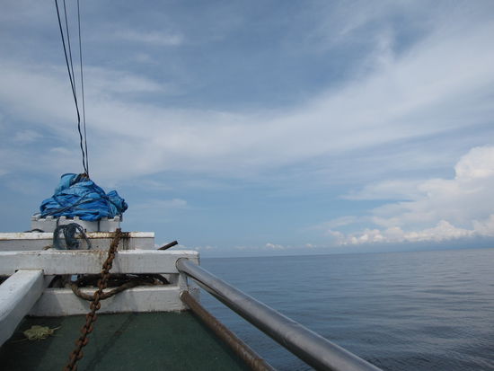 auf dem Boot in Richtung Gili Trawangan