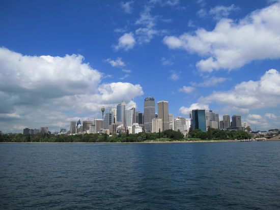 und noch einmal weil es so schoen ist: Blick auf Sydney