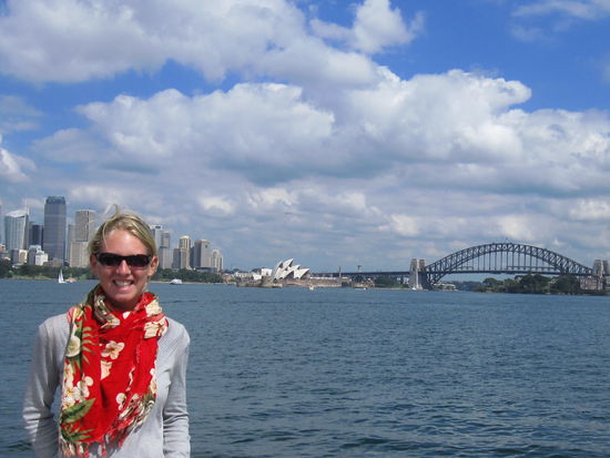 Annette auf der Faehre