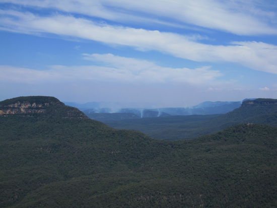 Blue Mountains...na, jetzt kann man sehen, warum sie so heissen, oder?