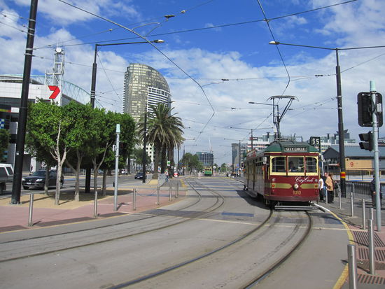 mit der Metro unterwegs