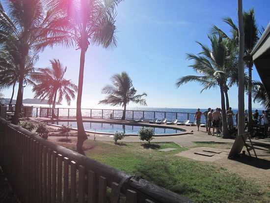 das Hostel hatte sogar einen Pool