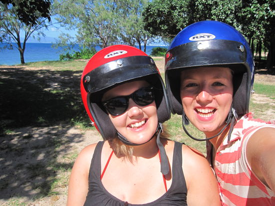 on tour... mit dem Scooter unterwegs