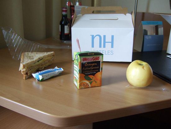 Meine Lunchbox, sehr gehaltvoll 