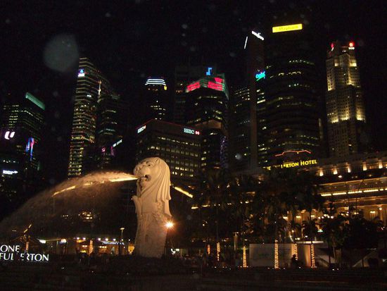 Singapore at night