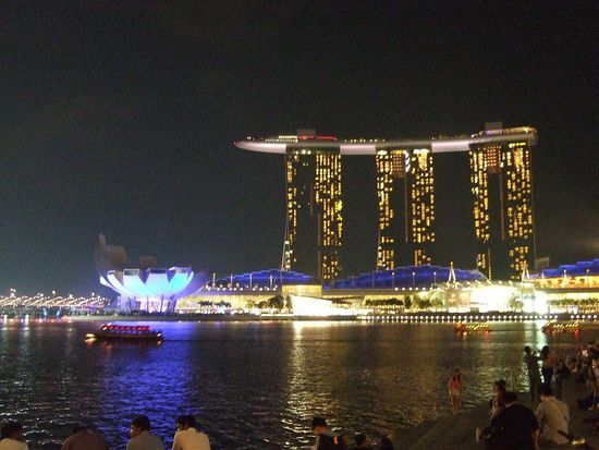 Marina Bay Sands at night