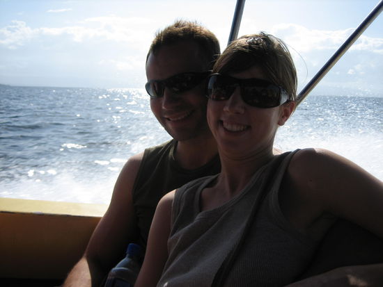 Mit Boot gehts dann weiter zur Hauptinsel