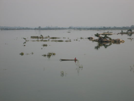 Abendstimmung am Mekong