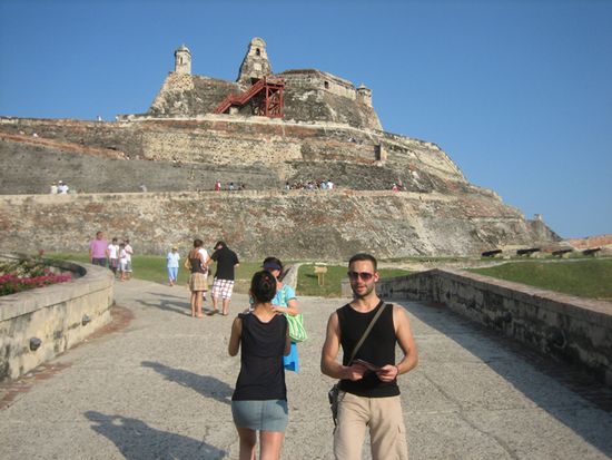 Die "Festung" von Cartagena... etwas verschieden zu Wuerzburg aber interessant