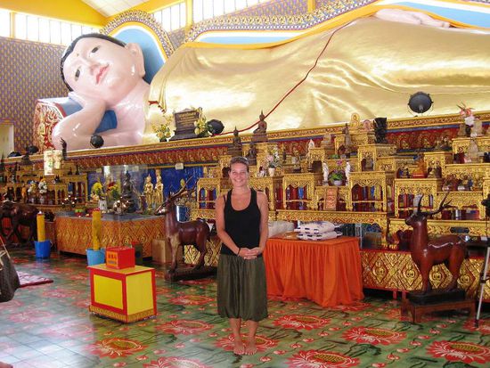 ein Buddha auf dem Sterbebett