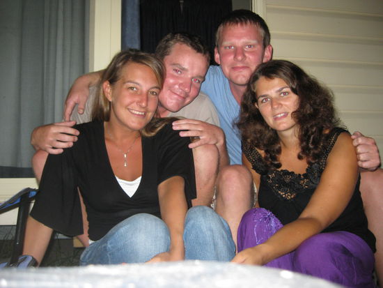 Ad und Rich vor ihrer Abfahrt nach Cairns, see ya soon