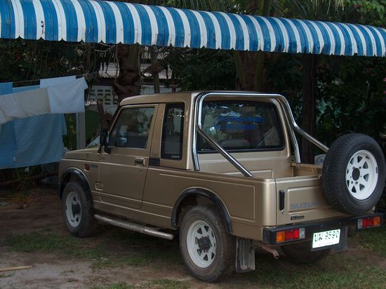 Unser Jeep fuer die naechsten Tage