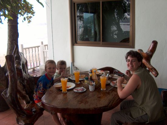 Letztes Fruehstueck auf Samui