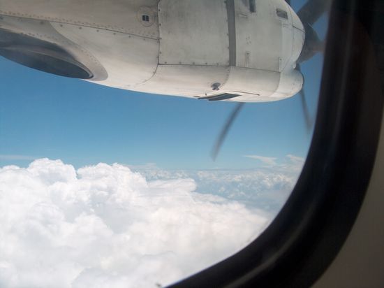 Blick aus dem Flieger