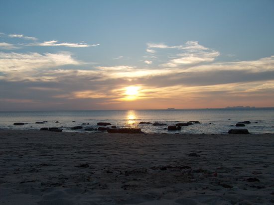 Erster Sonnenuntergang auf Koh Lanta zum ersten...