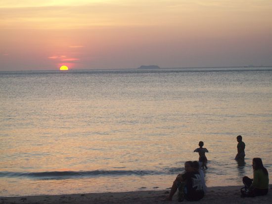 Unser letzter Sonnenuntergang auf Koh Lanta