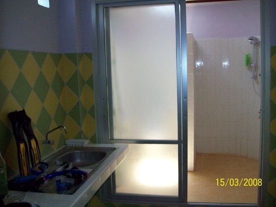 und unser Bad mit Vorraum