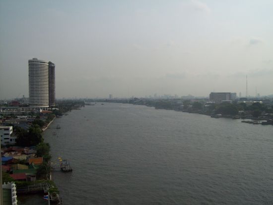 Aussicht aus dem neunten Stock...