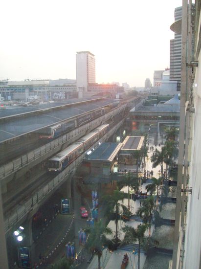 Aussicht vom Siam Paragon in Richung MBK