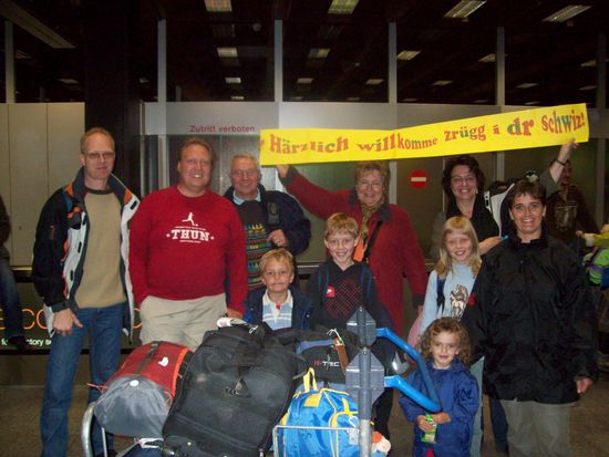 Der grosse Empfang....