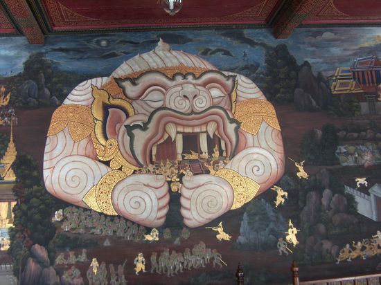 Malerei des grossen Monkey