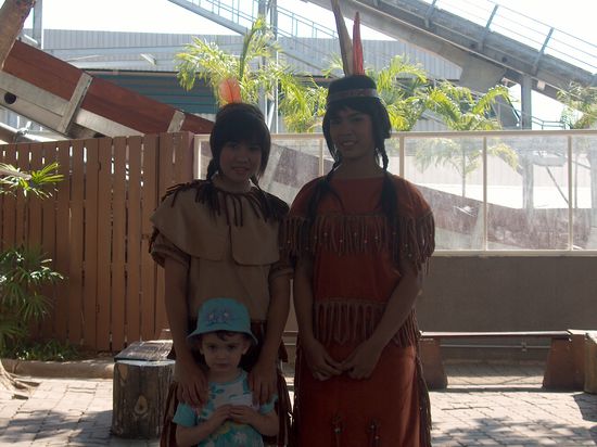 Unsere kleine Indianerin