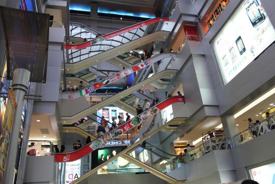 Eines der zwei Treppenhaeusern im MBK