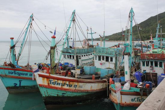 Pier in Ban Chalok. Von diesem Pier ging auch mein Tauchboot nach Sail Rock