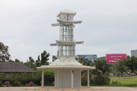 "Wegweiser" am Flughafen von Koh Samui