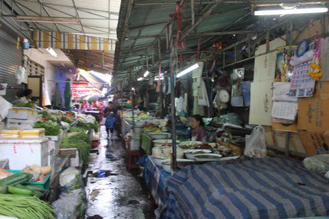 Fischmarkt in Samut Sakhon