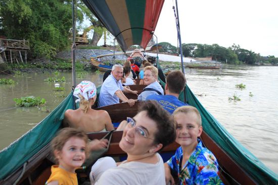 So waren wir auf der zweistuendigen Bootstour unterwegs