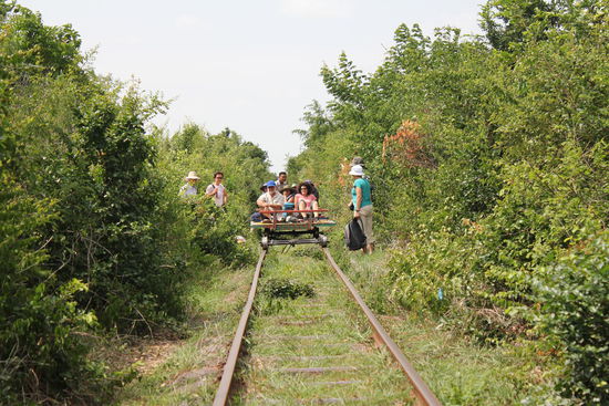 Gegenverkehr auf dem einen Gleis