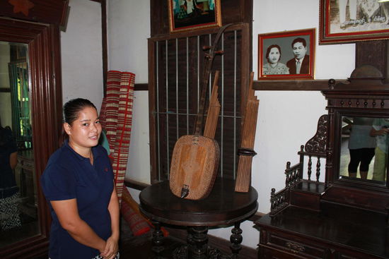 alte Musikinstrumente im Haus....