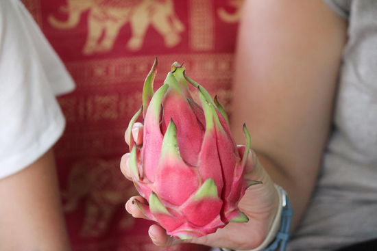 Dragon-Fruit.... schmeckt lecker....