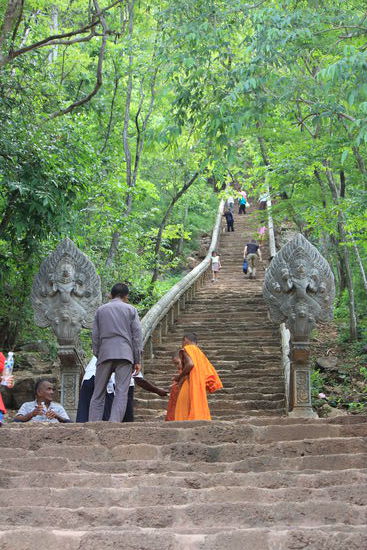 und diese Treppe gilt es zu erklimmen...