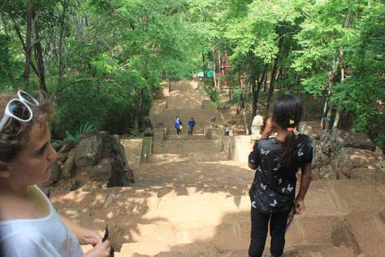 und runter muessen wir auch wieder.... Stufe 1....