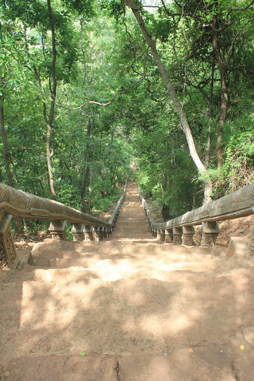 und dann noch die lange Treppe....