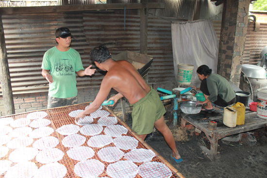 Reispapier fuer Fruehlingsrollen...
