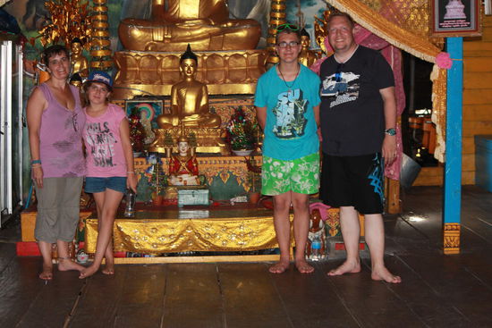 Auch ein Tempel ist vorhanden...