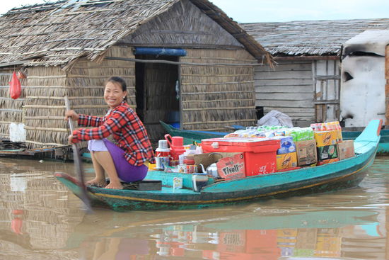 und überall wird man angelacht...