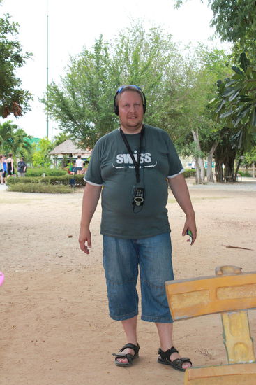 Ich mit dem Audio-Guide....