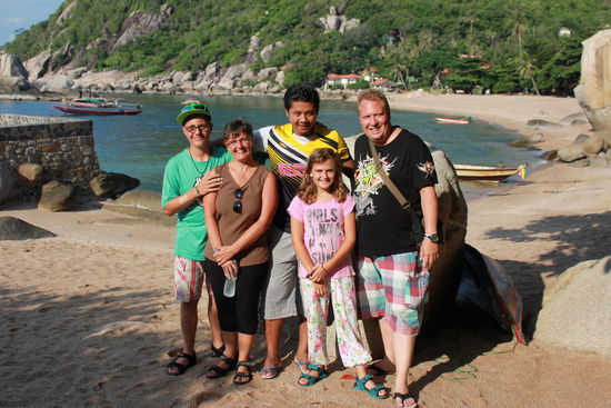 Verabschiedung von Cecile's neuem grossen "Bruder"....