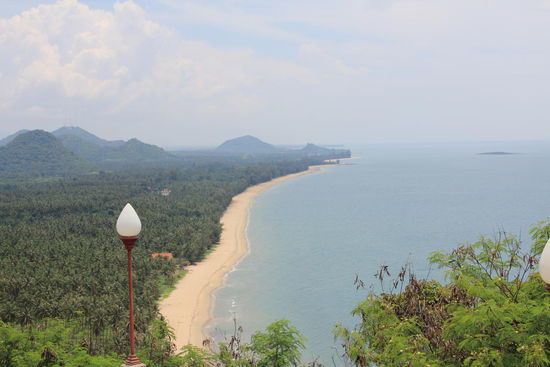 Aussicht vom Tempel Richtung Norden....