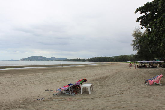 schöner einsamer Strand südlich vom Affenberg....