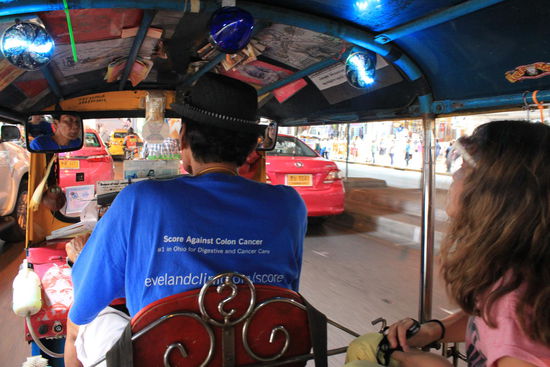 Mit dem Tuktuk durch Bangkok
