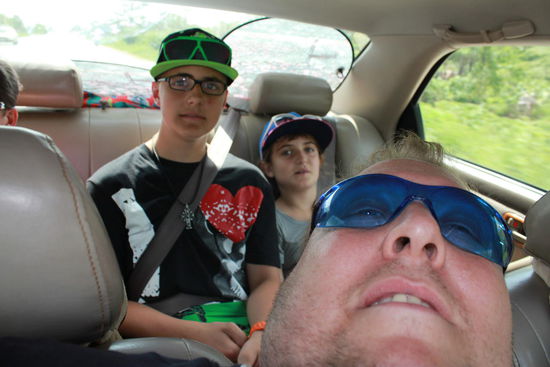 Selfie mit der Spiegelreflex... 