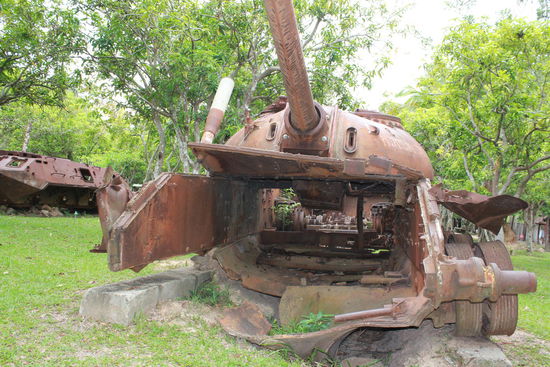 In diesem haette ich nicht sitzen wollen, als er ueber die Mine fuhr....